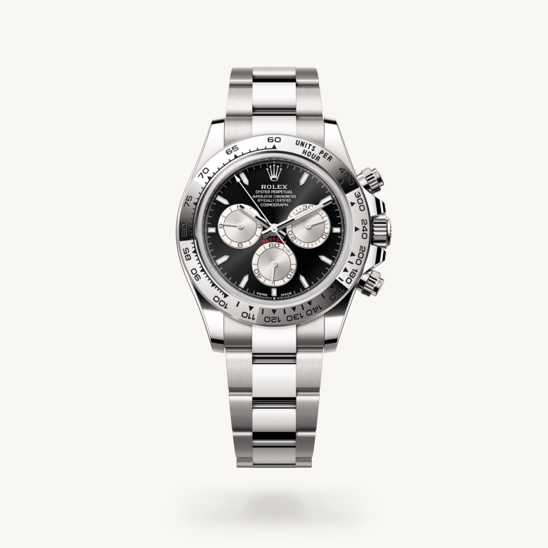 Rolex Cosmograph Daytona Oyster, 40 mm, beyaz altın M126509-0001