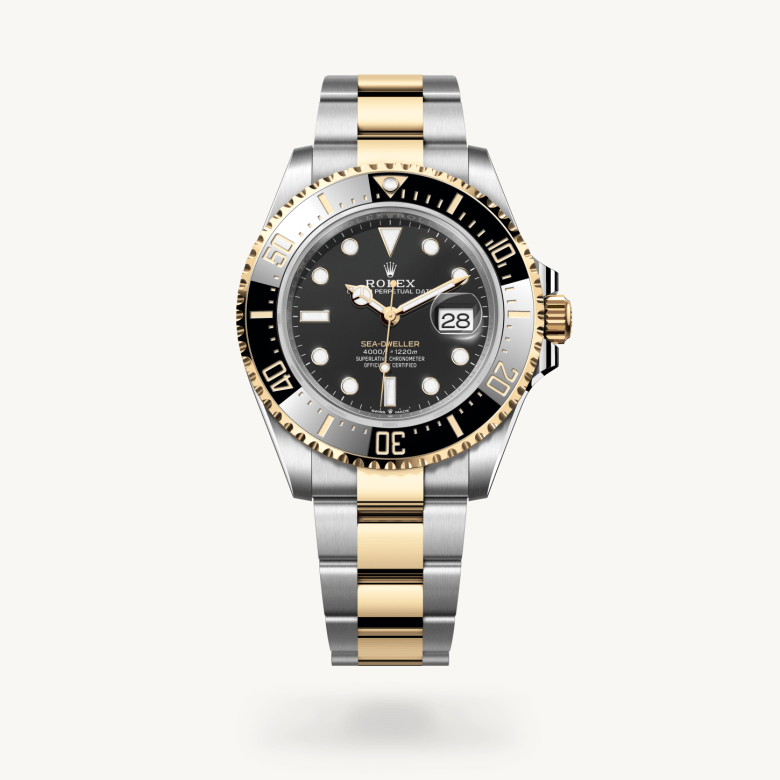 Rolex Sea-Dweller Oyster, 43 mm, Oystersteel çelik ve sarı altın M126603-0001