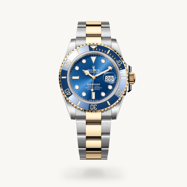 Rolex Submariner Date Oyster, 41 mm, Oystersteel çelik ve sarı altın M126613LB-0002