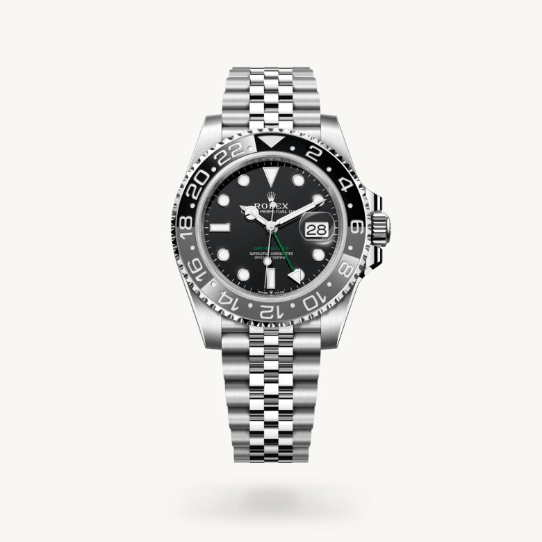 Rolex GMT-Master II Oyster, 40 mm, Oystersteel çelik M126710GRNR-0003
