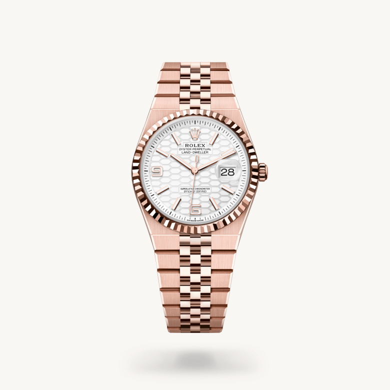 Rolex Land-Dweller 36 Oyster, 36 mm, Everose altın M127235-0001