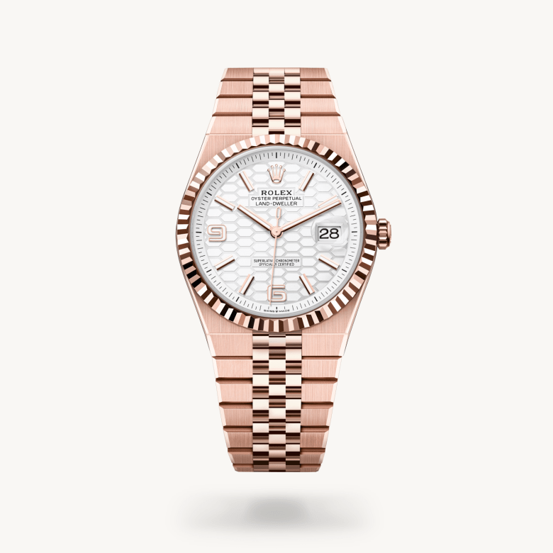Rolex Land-Dweller 40 Oyster, 40 mm, Everose altın M127335-0001