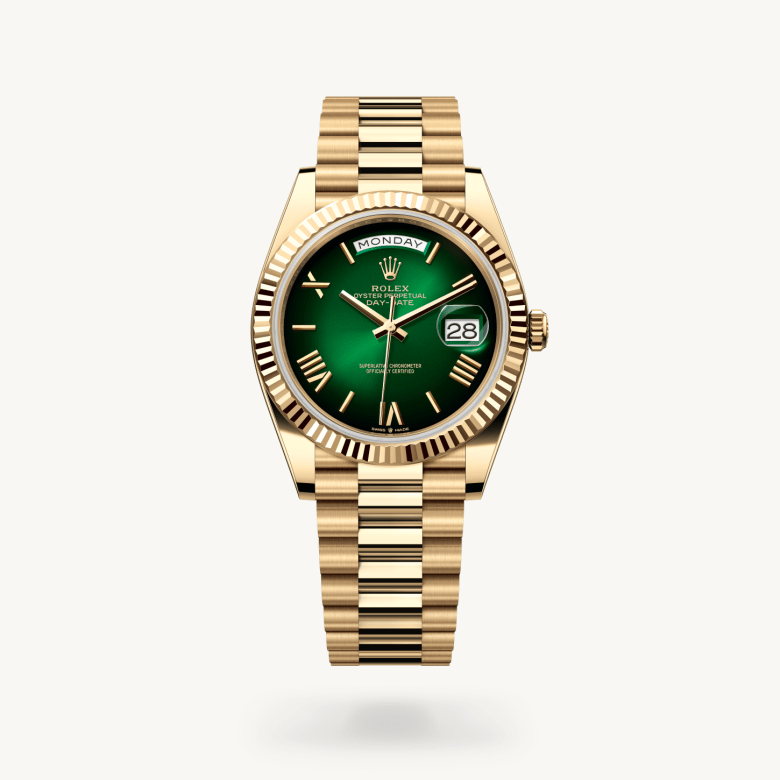 Rolex Day-Date 40 Oyster, 40 mm, sarı altın M228238-0069