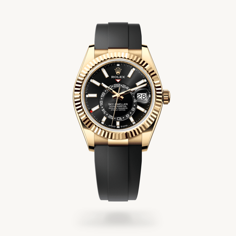 Rolex Sky-Dweller Oyster, 42 mm, sarı altın M336238-0002