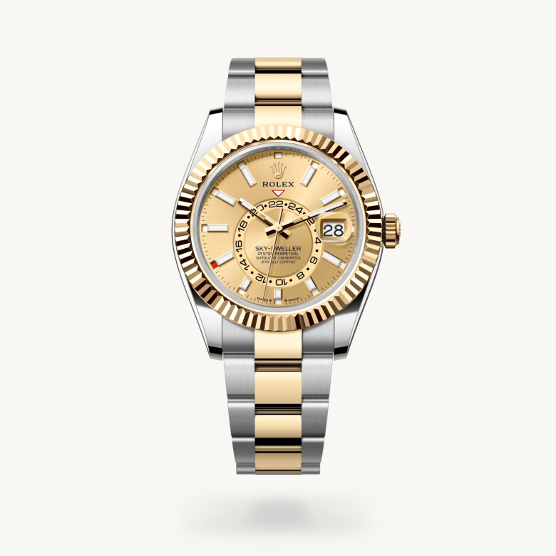 Rolex Sky-Dweller Oyster, 42 mm, Oystersteel çelik ve sarı altın M336933-0001