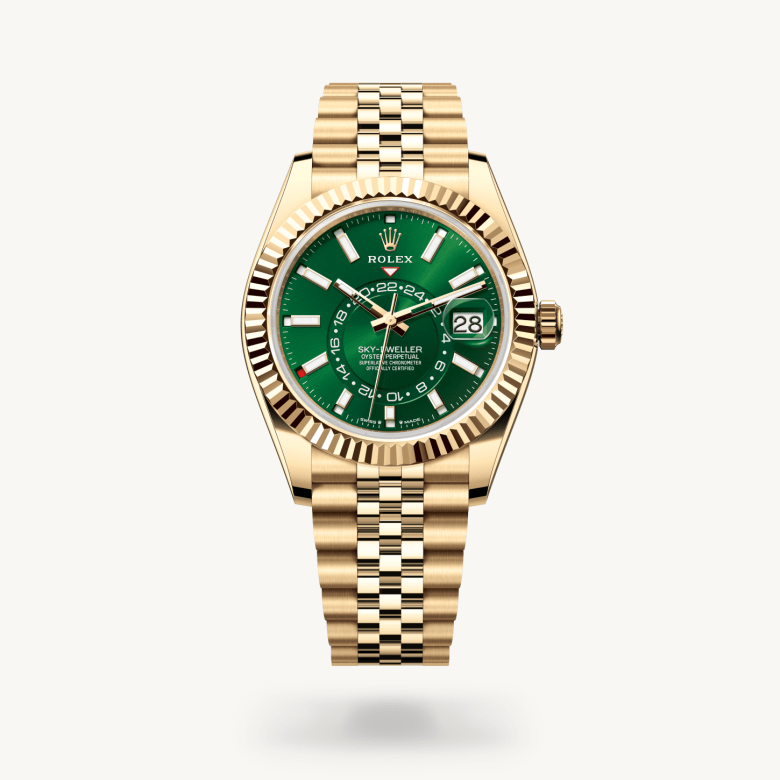 Rolex Sky-Dweller Oyster, 42 mm, sarı altın M336938-0008