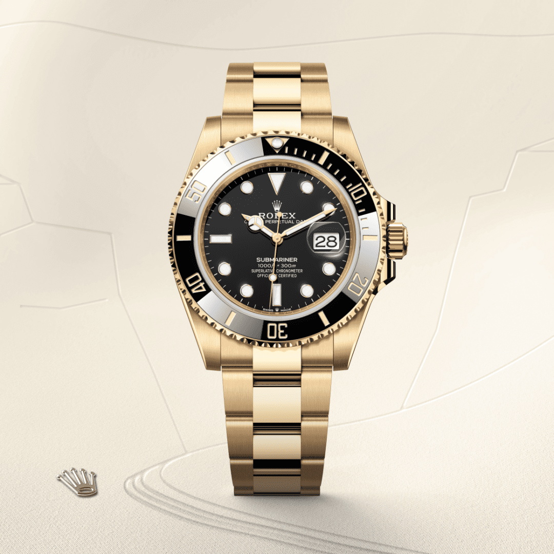 Rolex Submariner Date Oyster, 41 mm, sarı altın M126618LN-0002