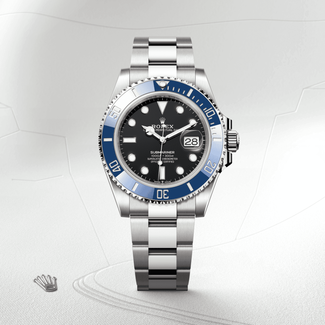 Rolex Submariner Date Oyster, 41 mm, beyaz altın M126619LB-0003