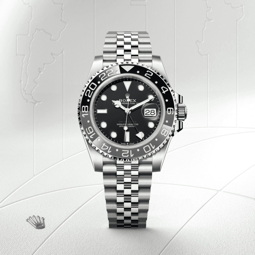 Rolex GMT-Master II Oyster, 40 mm, Oystersteel çelik M126710GRNR-0003