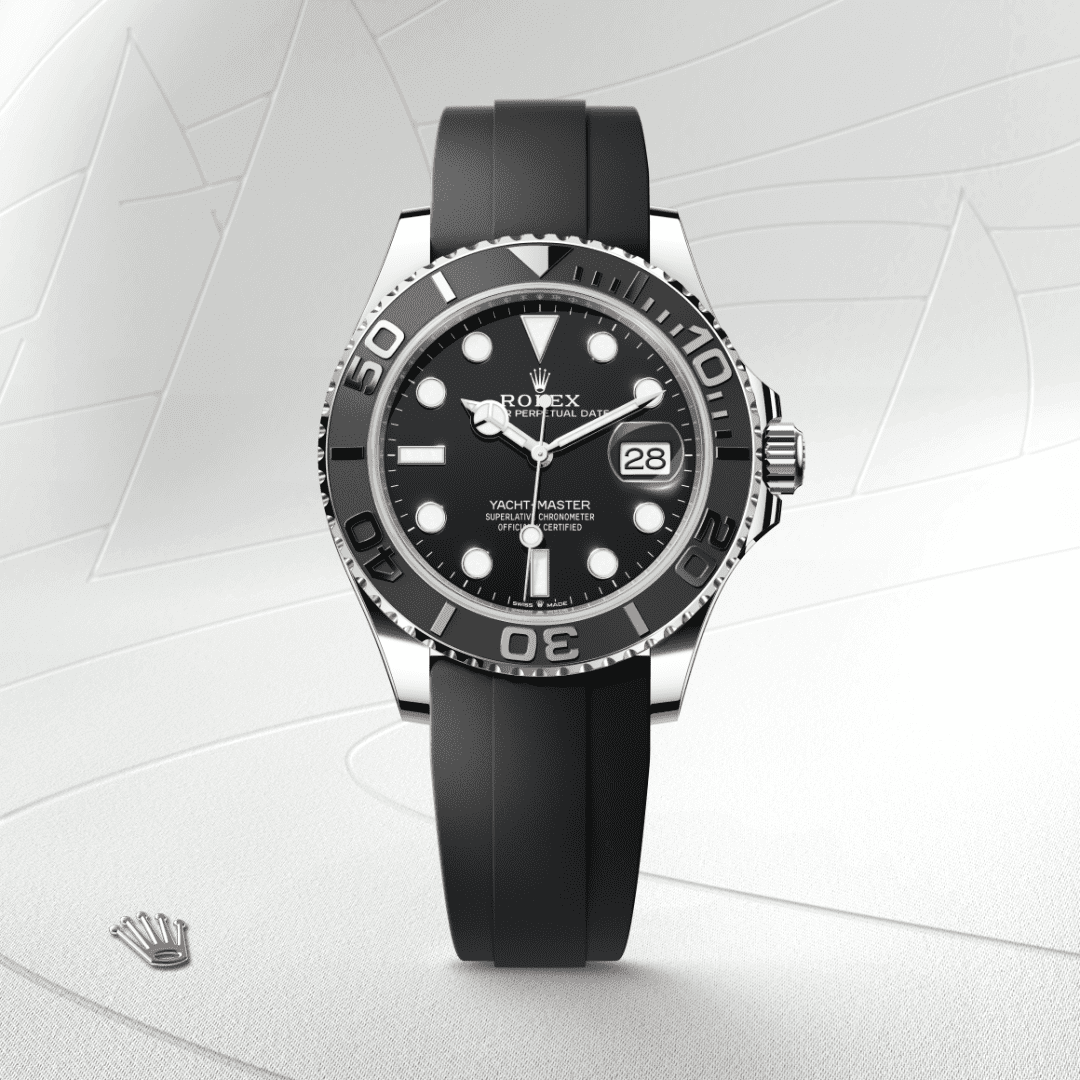 Rolex Yacht-Master 42 Oyster, 42 mm, beyaz altın M226659-0002