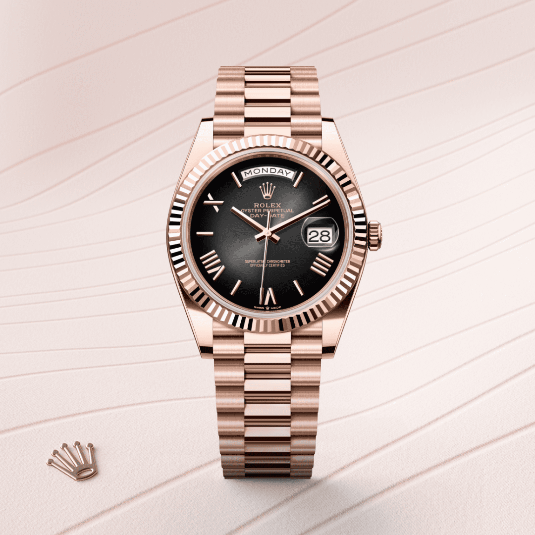 Rolex Day-Date 40 Oyster, 40 mm, Everose altın M228235-0055