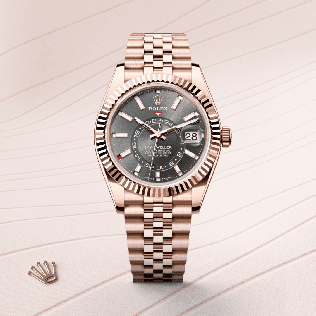 Rolex Sky-Dweller Oyster, 42 mm, Everose altın M336935-0008