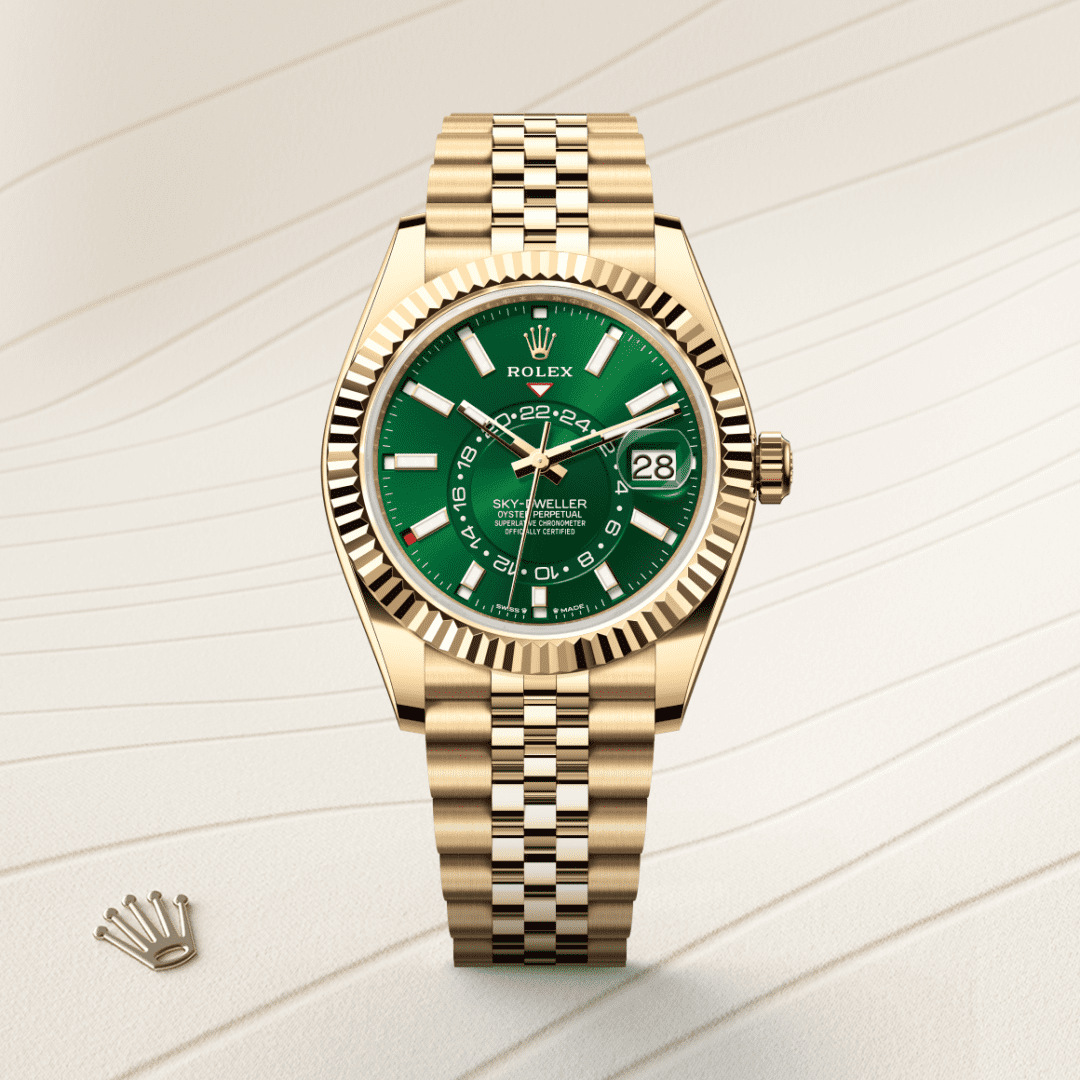 Rolex Sky-Dweller Oyster, 42 mm, sarı altın M336938-0008