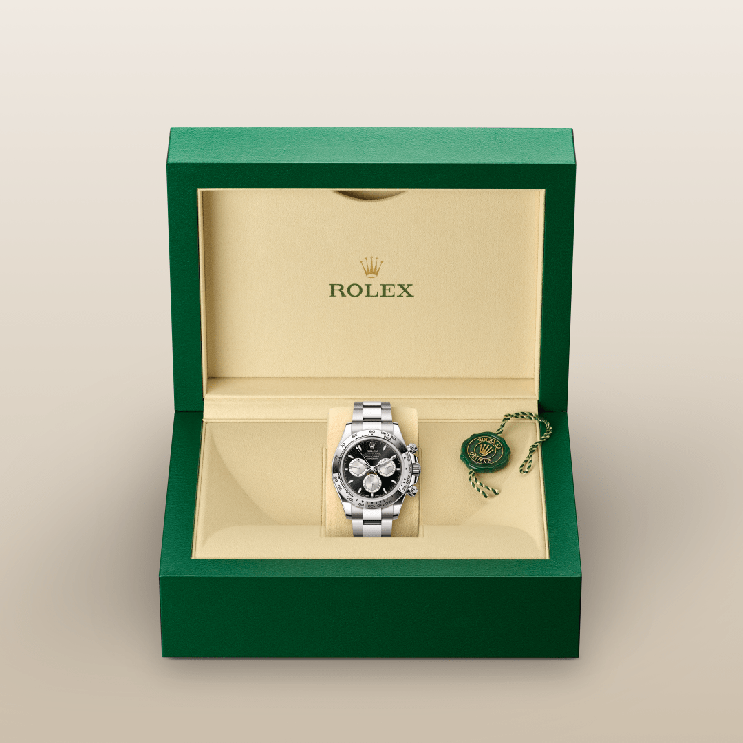 Rolex Cosmograph Daytona Oyster, 40 mm, beyaz altın M126509-0001