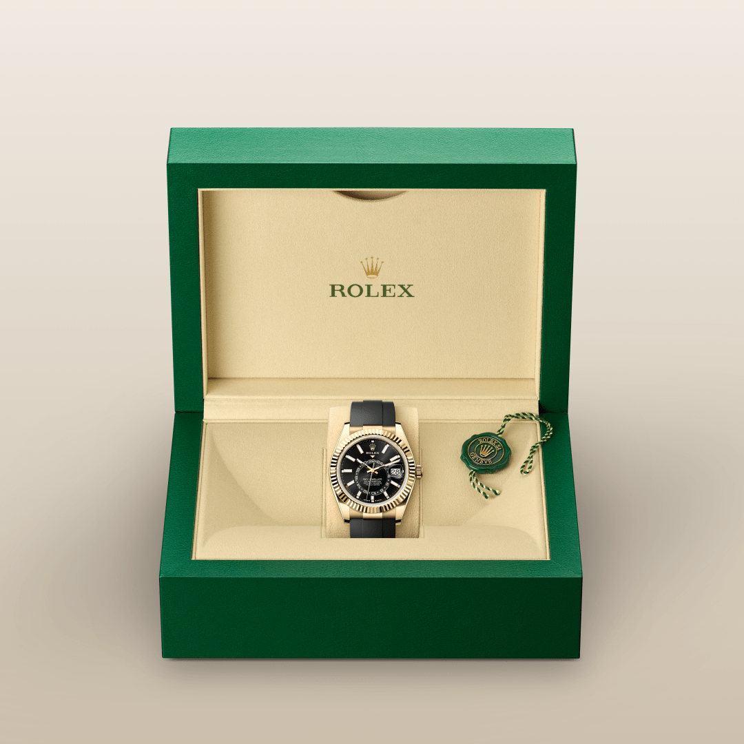 Rolex Sky-Dweller Oyster, 42 mm, sarı altın M336238-0002