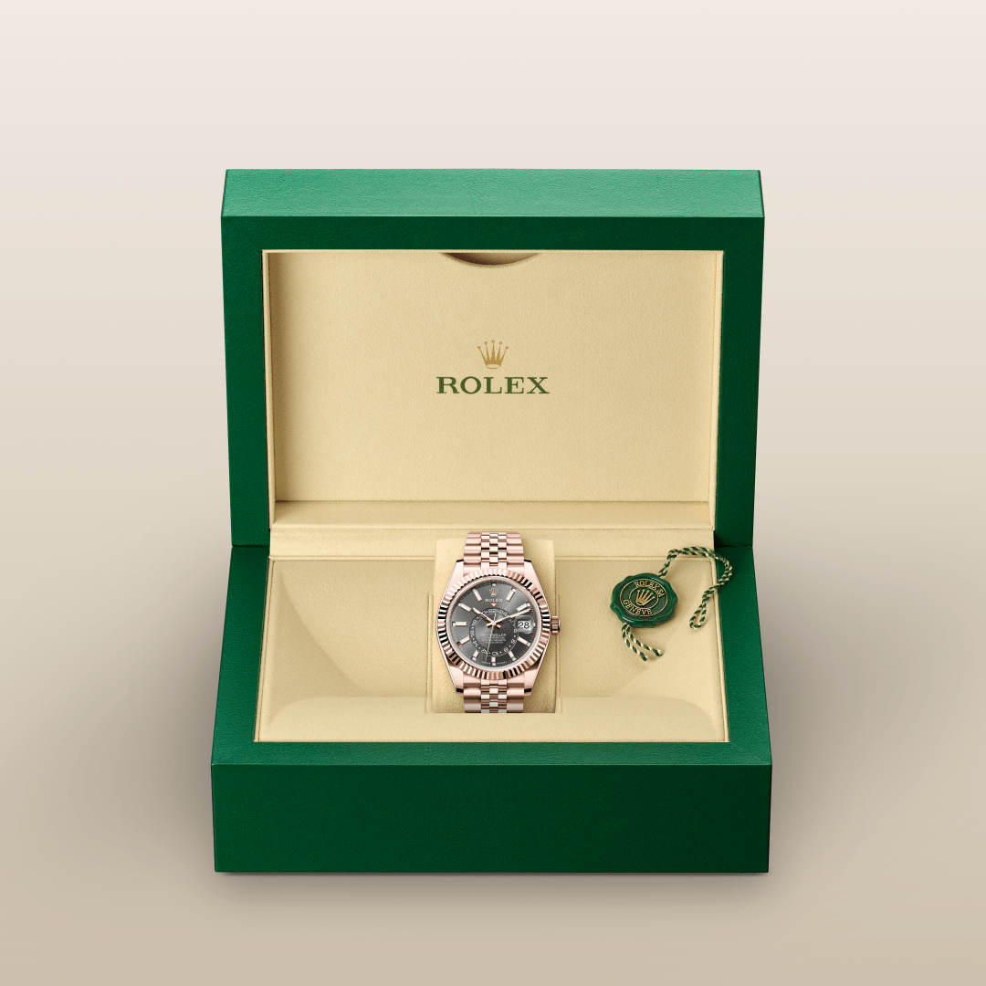 Rolex Sky-Dweller Oyster, 42 mm, Everose altın M336935-0008