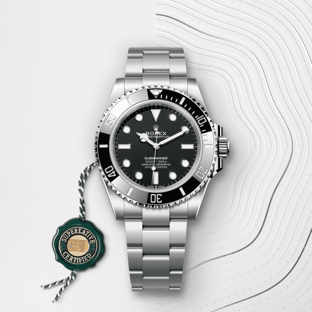 Rolex Submariner Oyster, 41 mm, Oystersteel çelik M124060-0001