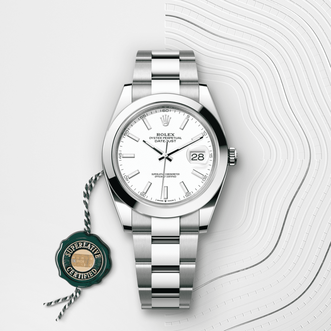 Rolex Datejust 41 Oyster, 41 mm, Oystersteel çelik M126300-0005