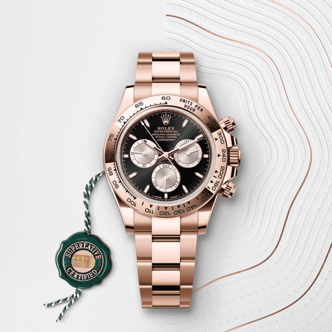 Rolex Cosmograph Daytona Oyster, 40 mm, Everose altın M126505-0001