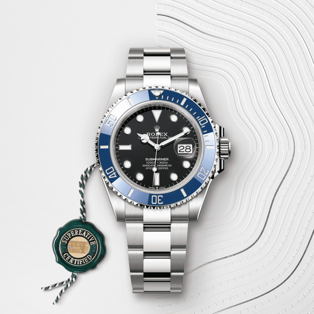 Rolex Submariner Date Oyster, 41 mm, beyaz altın M126619LB-0003