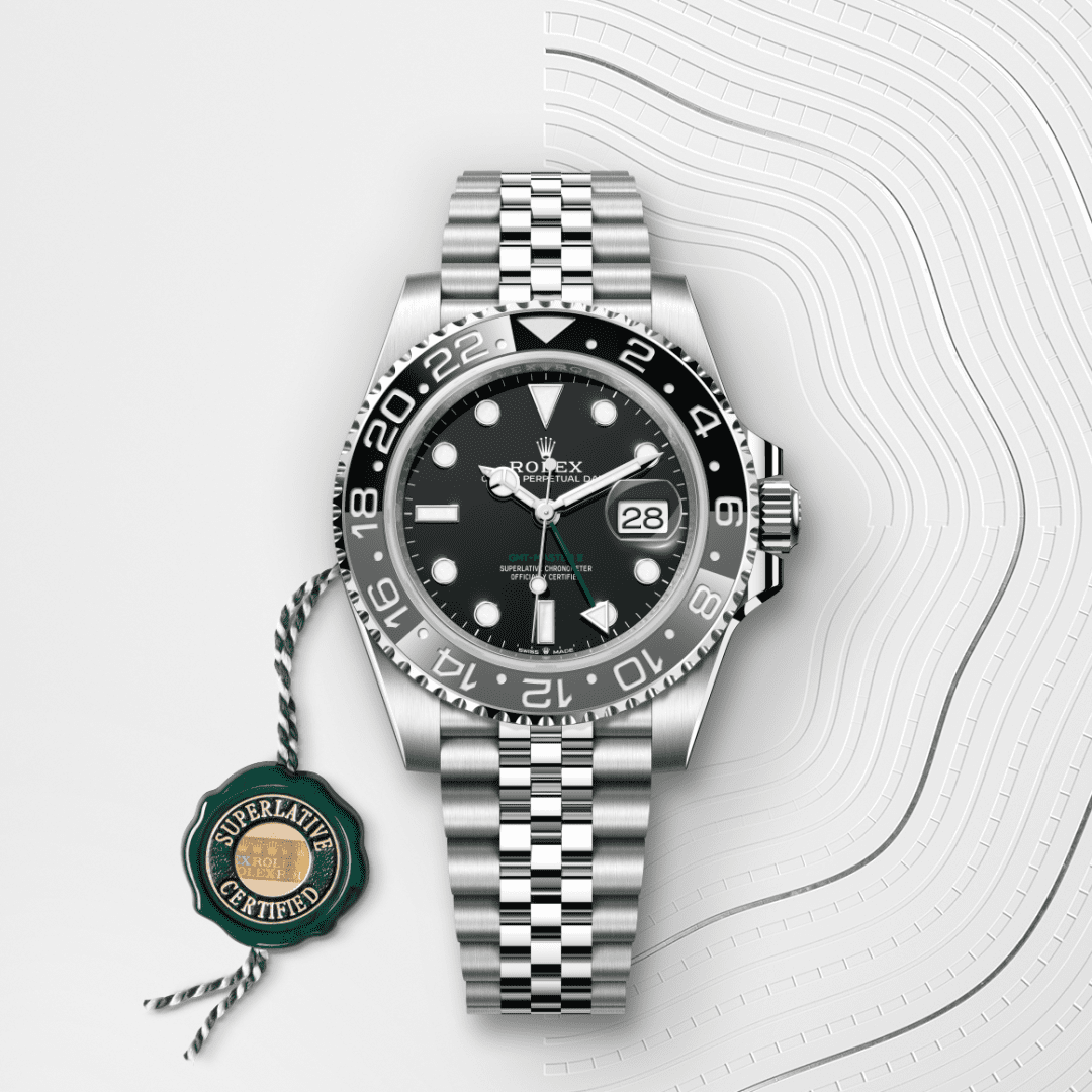 Rolex GMT-Master II Oyster, 40 mm, Oystersteel çelik M126710GRNR-0003