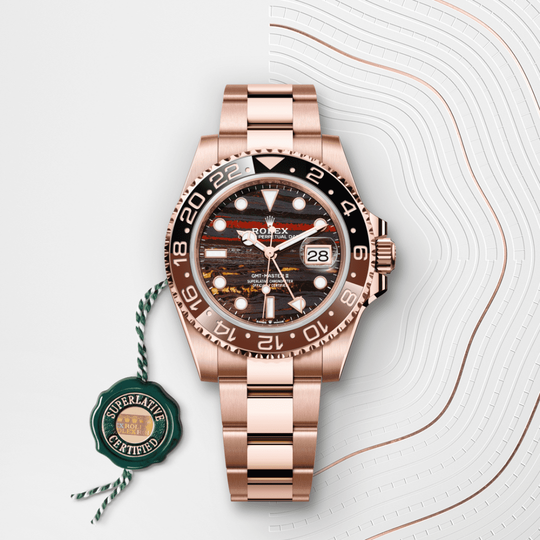 Rolex GMT-Master II Oyster, 40 mm, Everose altın M126715CHNR-0002