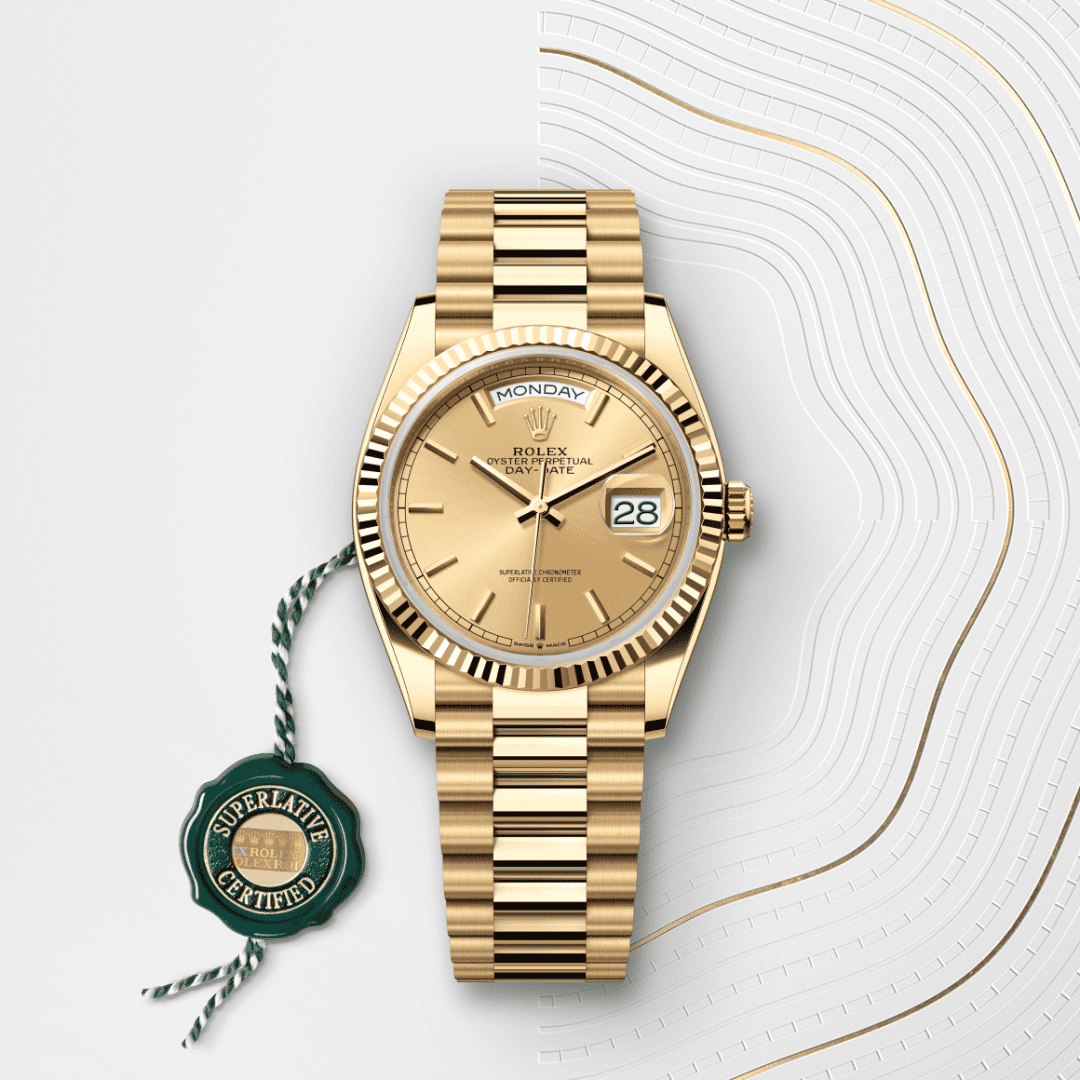 Rolex Day-Date 36 Oyster, 36 mm, sarı altın M128238-0045