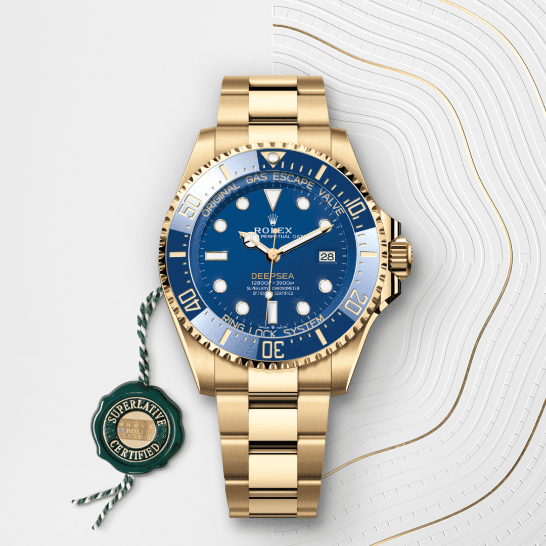 Rolex Rolex Deepsea Oyster, 44 mm, sarı altın M136668LB-0001