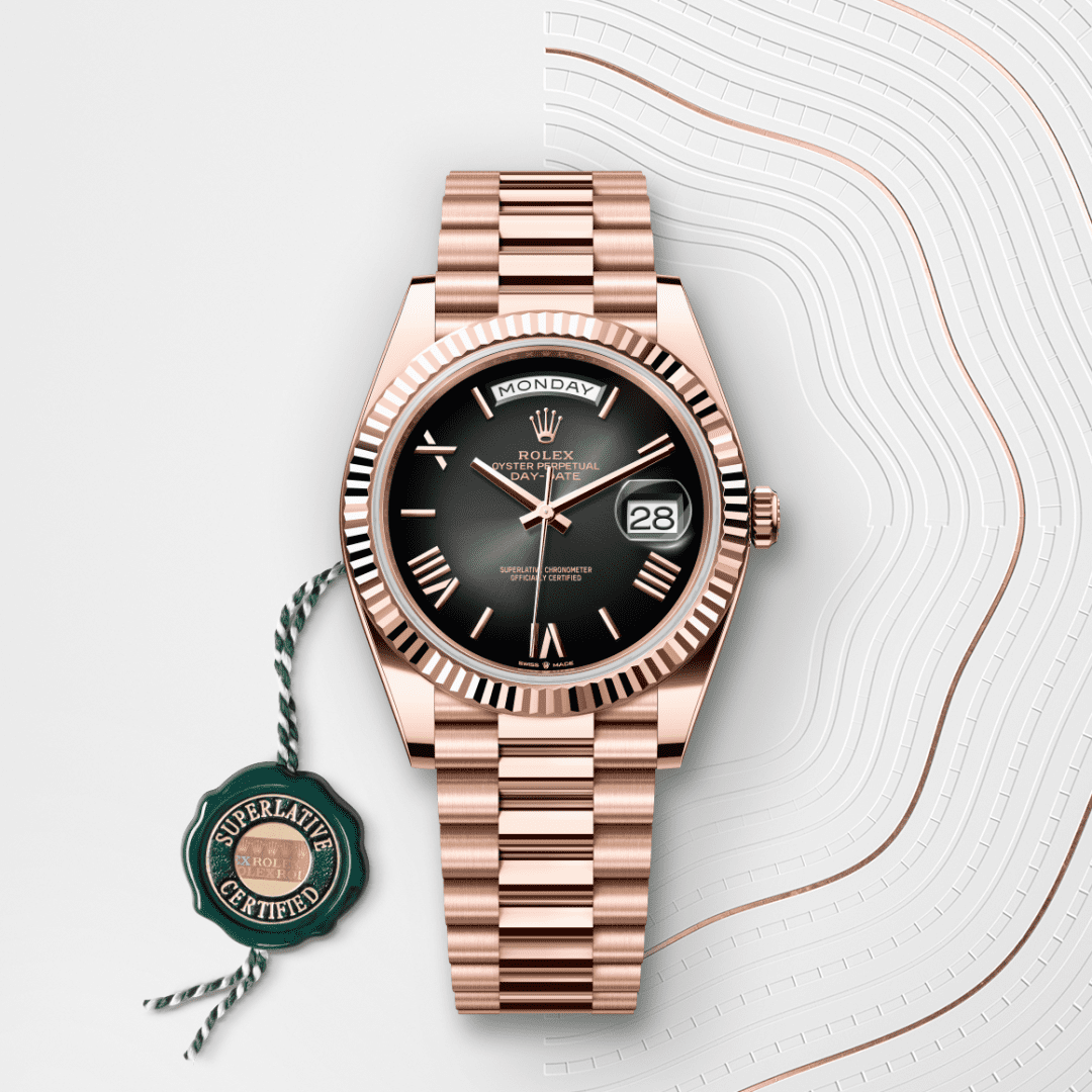 Rolex Day-Date 40 Oyster, 40 mm, Everose altın M228235-0055