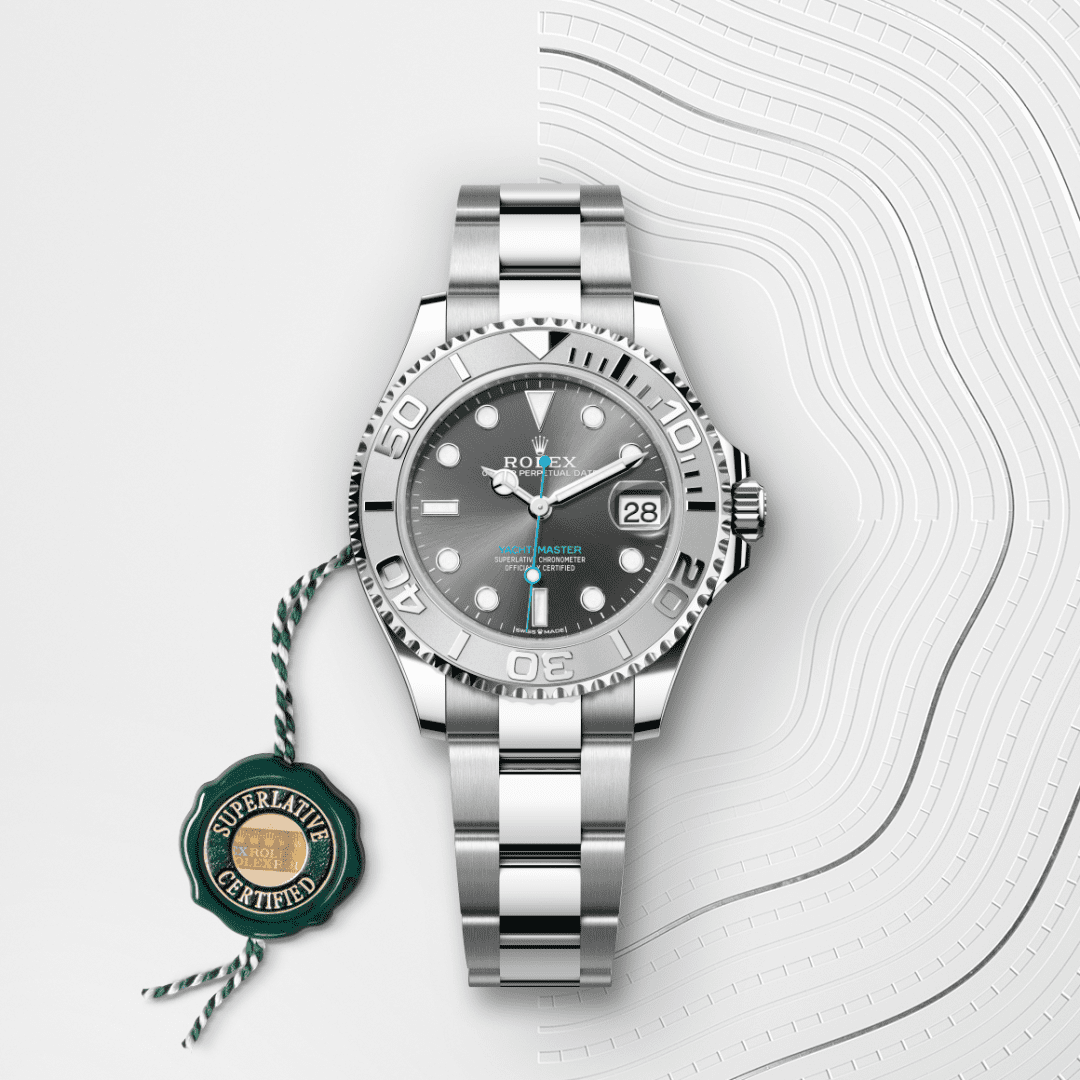 Rolex Yacht-Master 37 Oyster, 37 mm, Oystersteel çelik ve platin M268622-0002