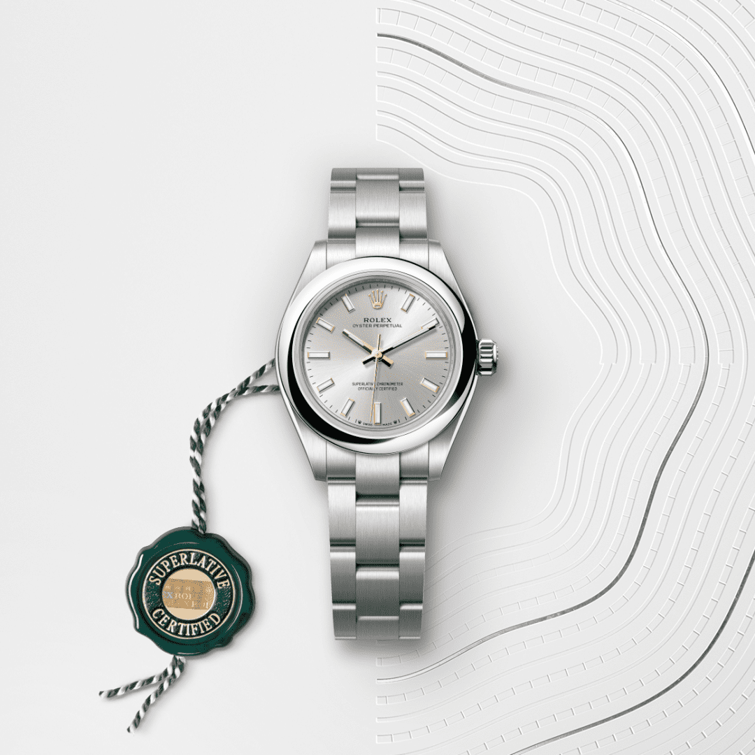 Rolex Oyster Perpetual 28 Oyster, 28 mm, Oystersteel çelik M276200-0001
