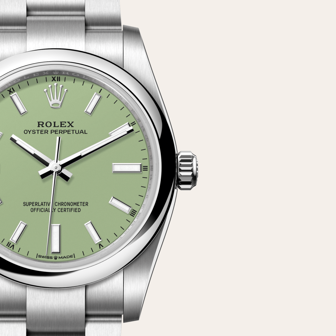 Rolex Oyster Perpetual 34 Oyster, 34 mm, Oystersteel çelik M124200-0006