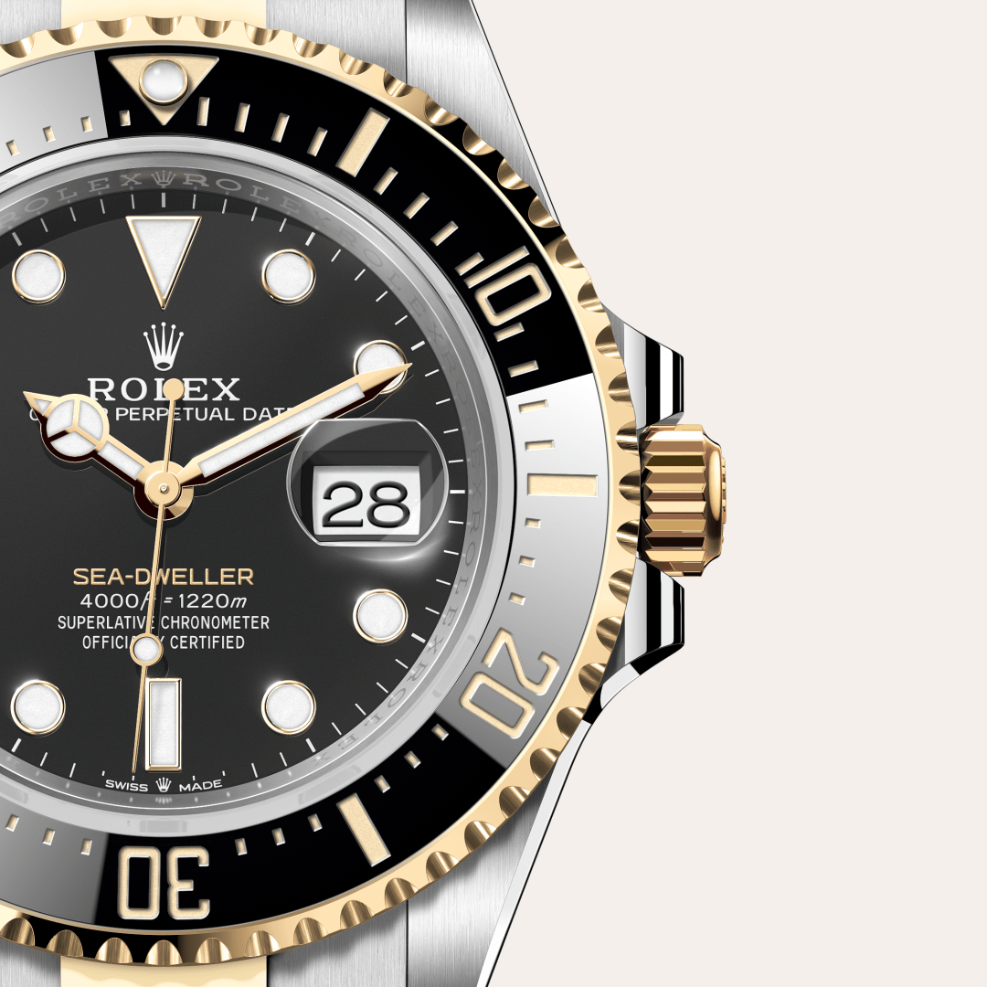 Rolex Sea-Dweller Oyster, 43 mm, Oystersteel çelik ve sarı altın M126603-0001