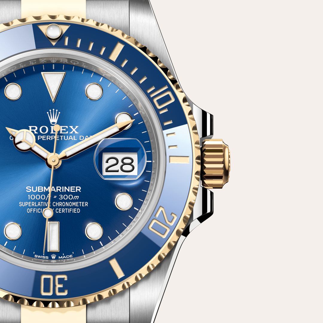 Rolex Submariner Date Oyster, 41 mm, Oystersteel çelik ve sarı altın M126613LB-0002