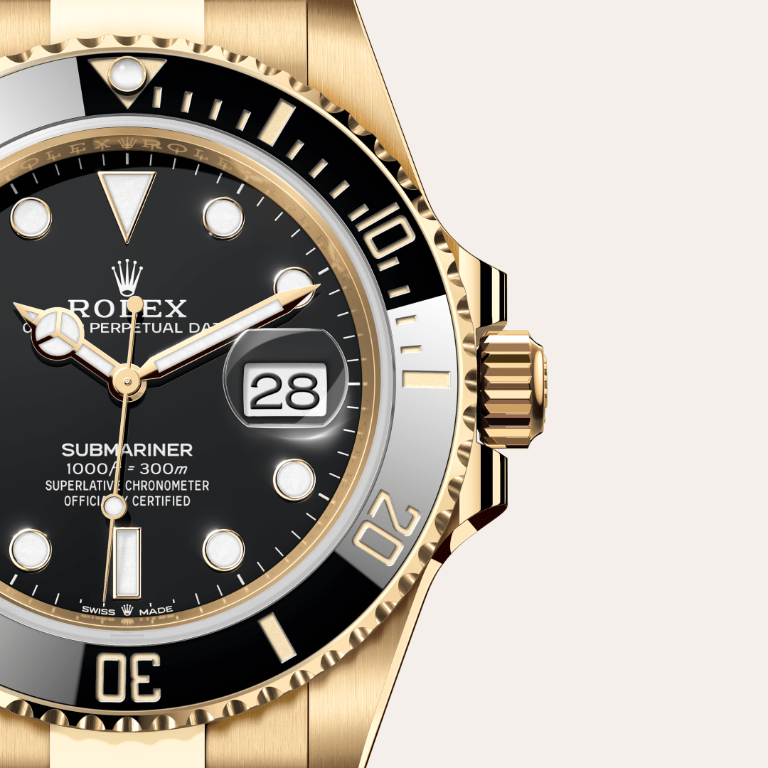 Rolex Submariner Date Oyster, 41 mm, sarı altın M126618LN-0002