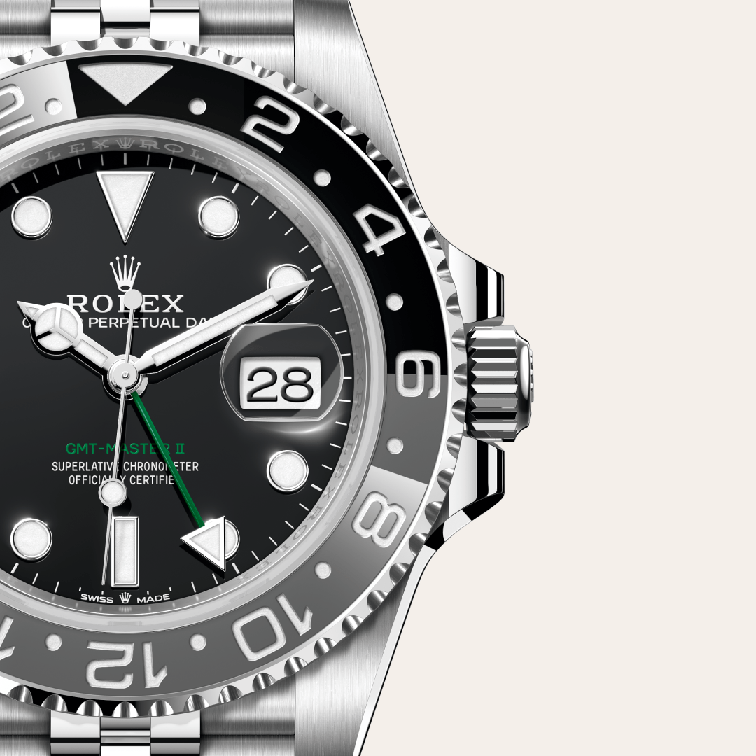 Rolex GMT-Master II Oyster, 40 mm, Oystersteel çelik M126710GRNR-0003