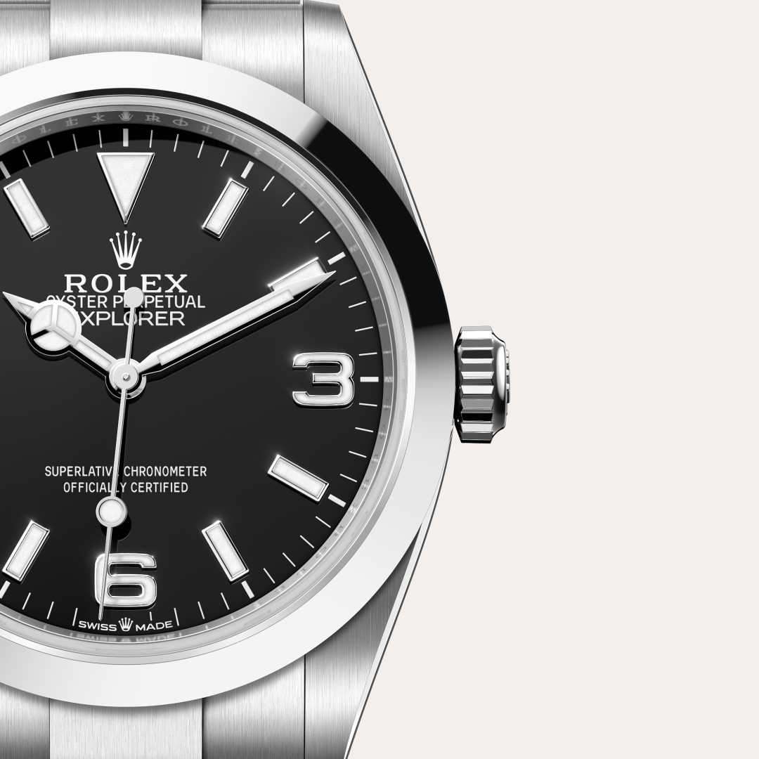 Rolex Explorer 40 Oyster, 40 mm, Oystersteel çelik M224270-0001