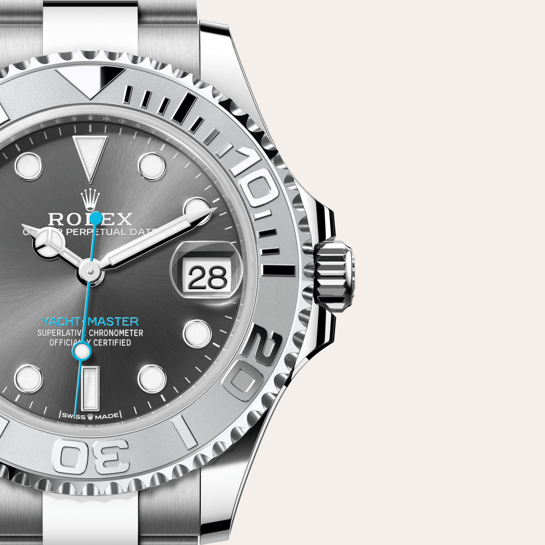 Rolex Yacht-Master 37 Oyster, 37 mm, Oystersteel çelik ve platin M268622-0002