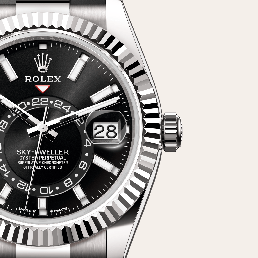 Rolex Sky-Dweller Oyster, 42 mm, beyaz altın M336239-0002