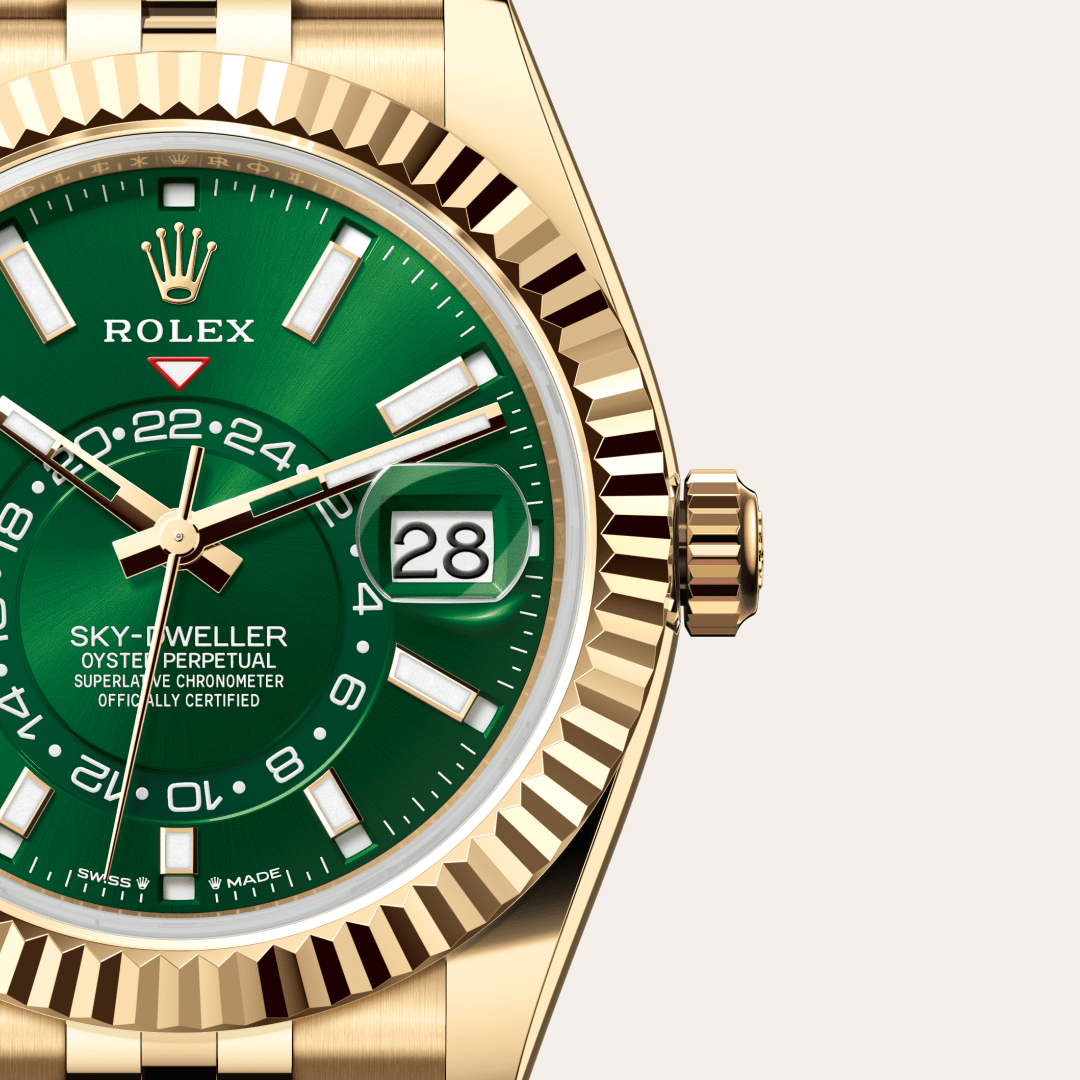 Rolex Sky-Dweller Oyster, 42 mm, sarı altın M336938-0008
